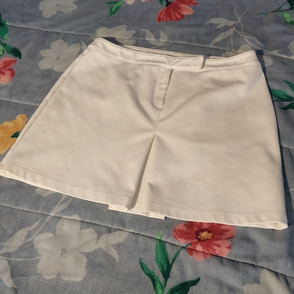 Like New White Express Mini Skirt